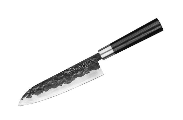 Smed Santokukniv 18 cm, Sort Samura