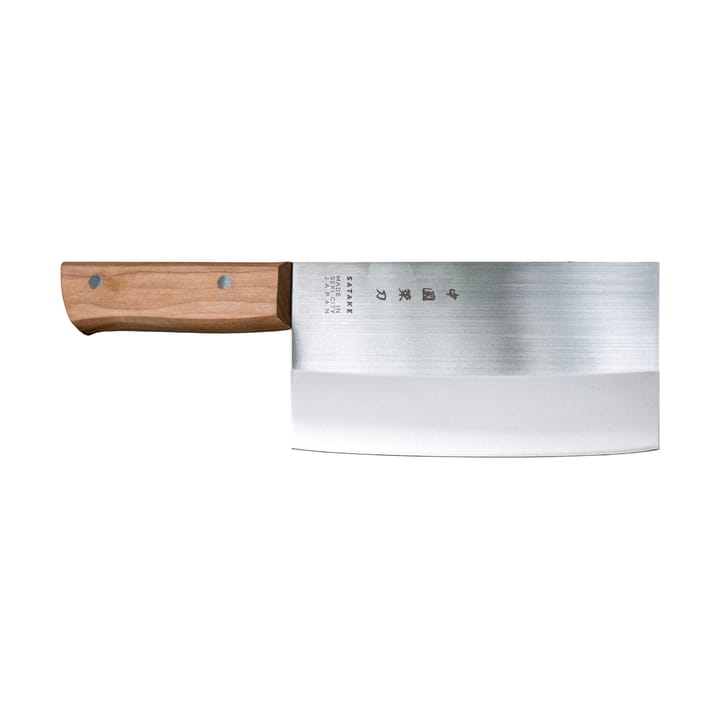 Satake Chopper kinesisk kokkekniv 28,5 cm - Træhåndtag - Satake