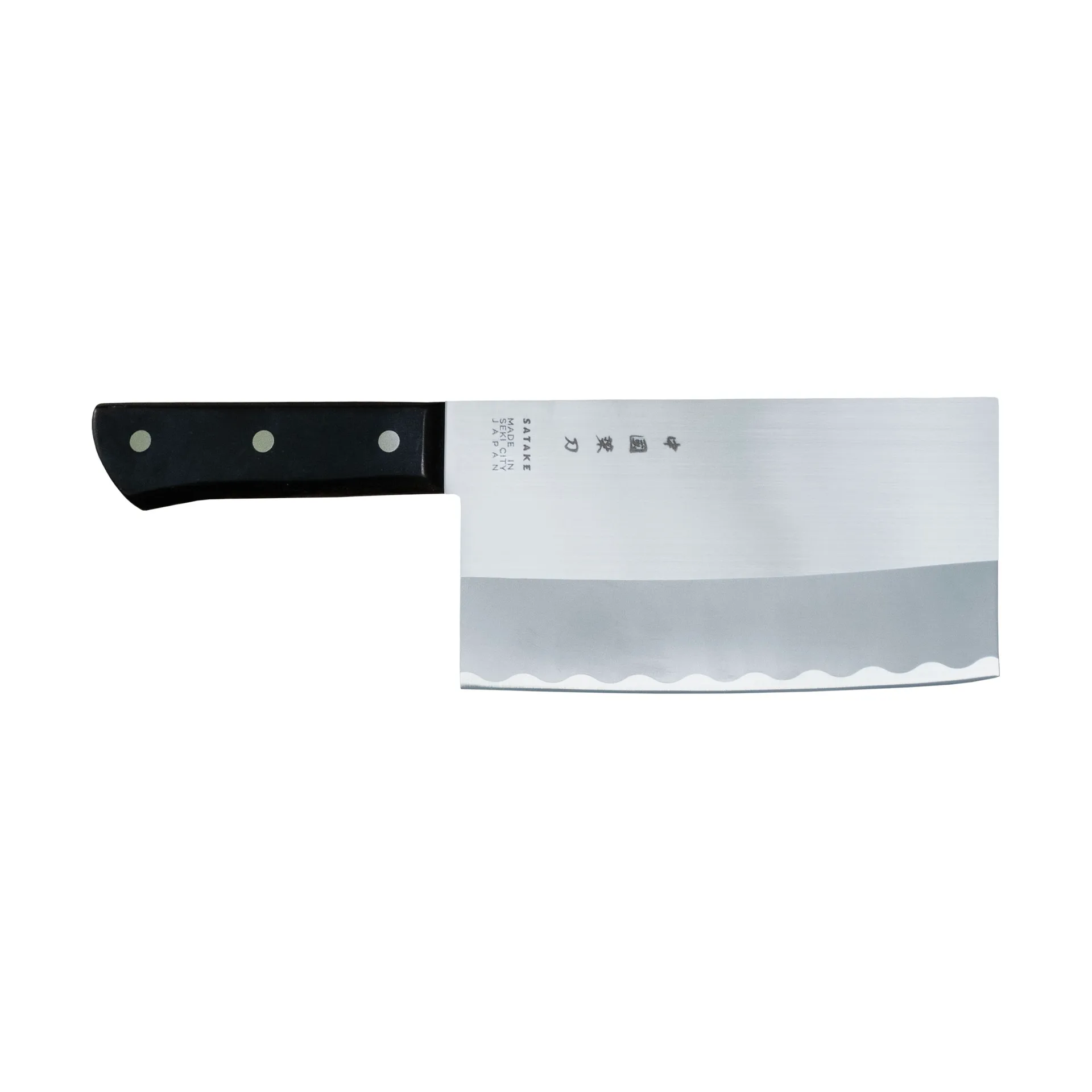 Satake Chopper kinesisk kokkekniv 30,5 cm, Sort Satake