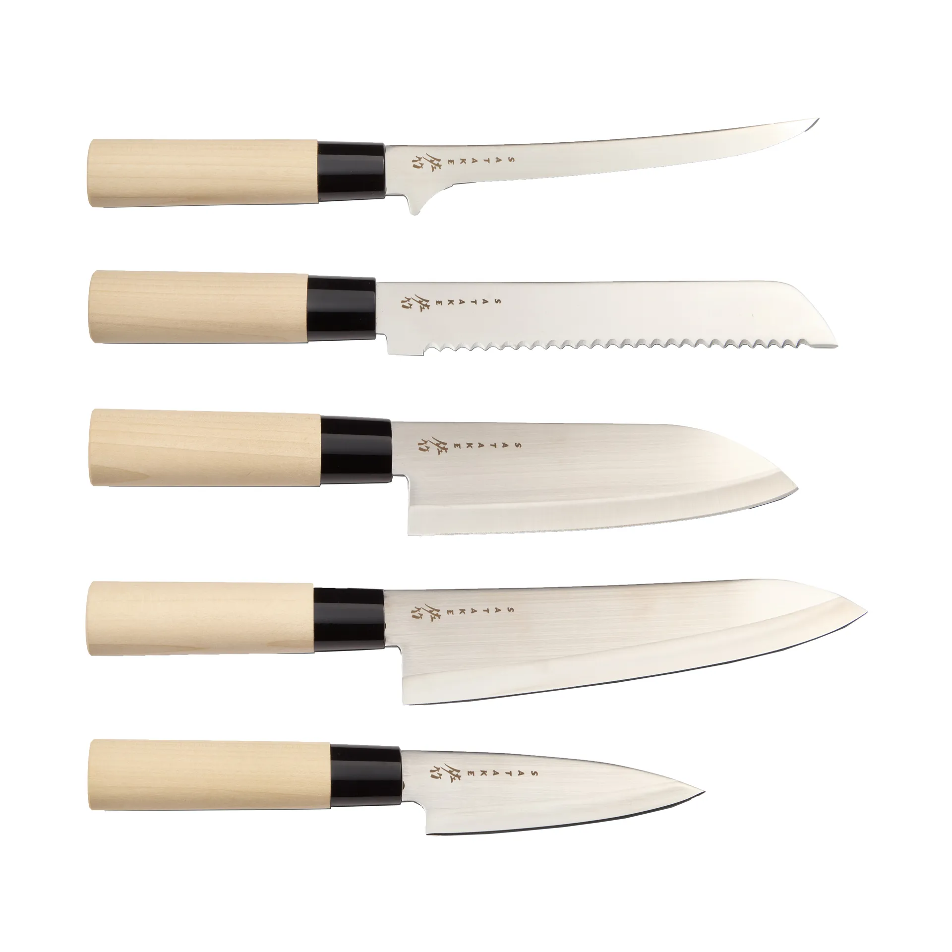 Satake Houcho Balsabox, 5 dele Satake