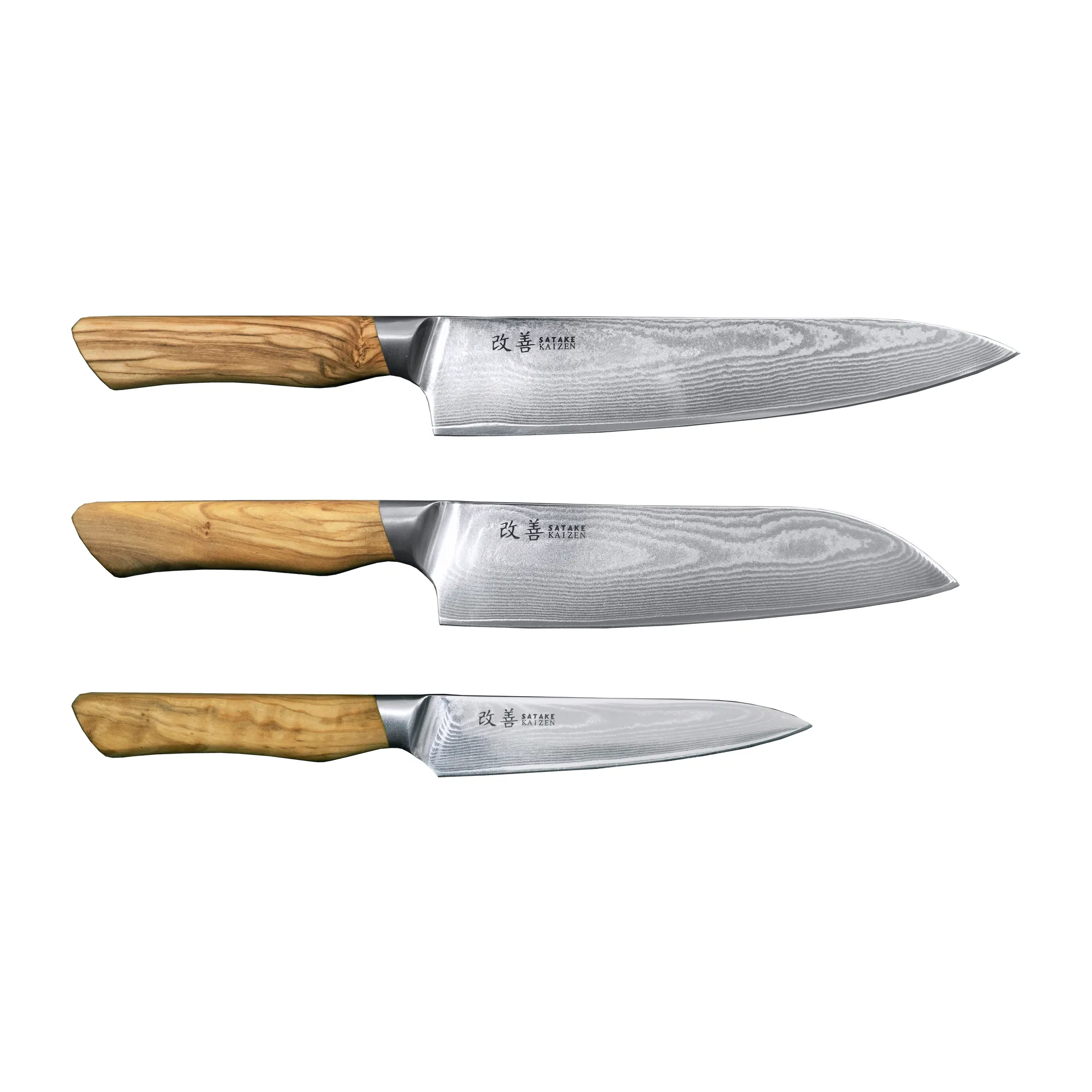 Satake Kaizen knivsæt, 3 dele Satake