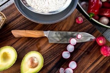 Satake Kaizen Santoku kokkekniv - 18 cm - Satake