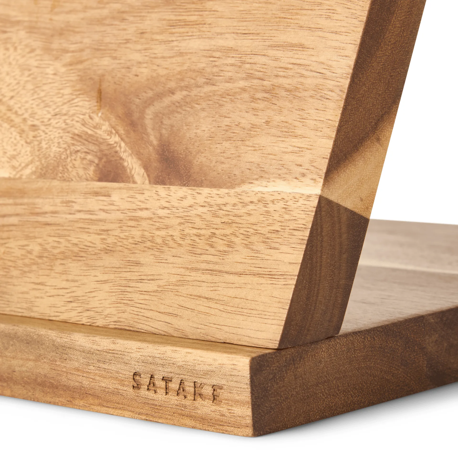 Satake knivblok, Akacie, 19x25x24 cm Satake
