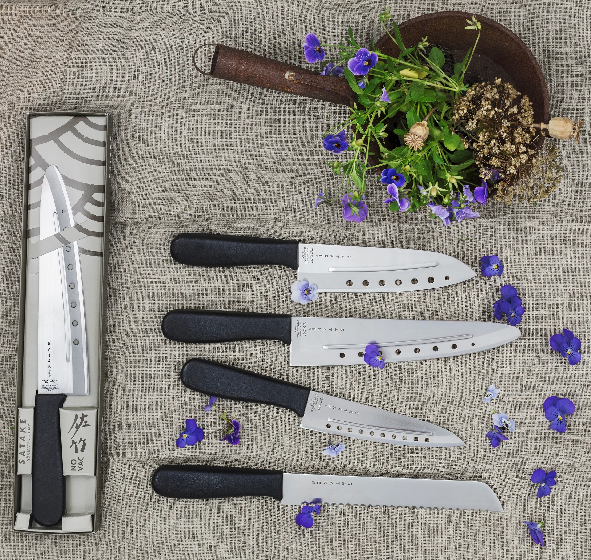 Satake No Vac kødkniv, 21 cm Satake