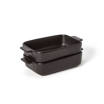 Satake ovnfast form porcelæn sort 2-pak - 19 cm - Satake