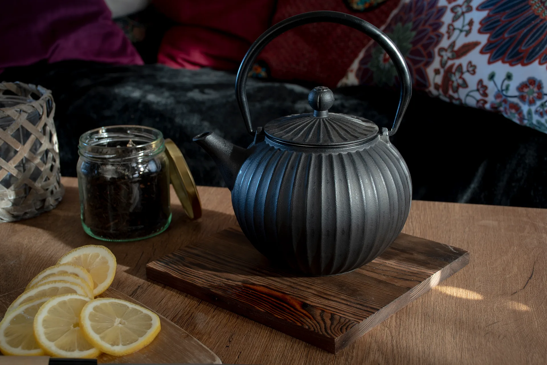Satake tekande rund 1,2 L, Sort Satake