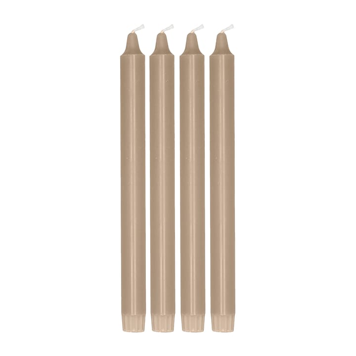 Ambiance kronelys 4-pak 27 cm, Sand Scandi Essentials