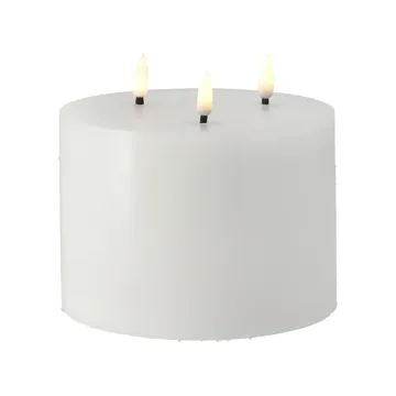 Bright Melt bloklys LED 3 væger 13 cm - Hvid - Scandi Essentials
