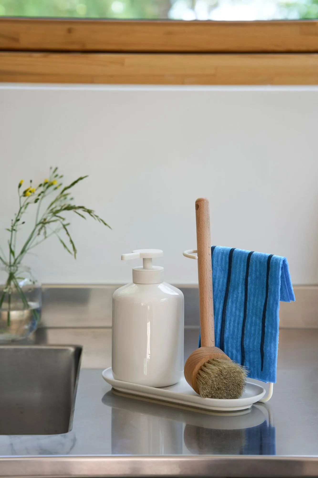 Daily opvaskeklud med mønster, Blå, 3-pak Scandi Essentials
