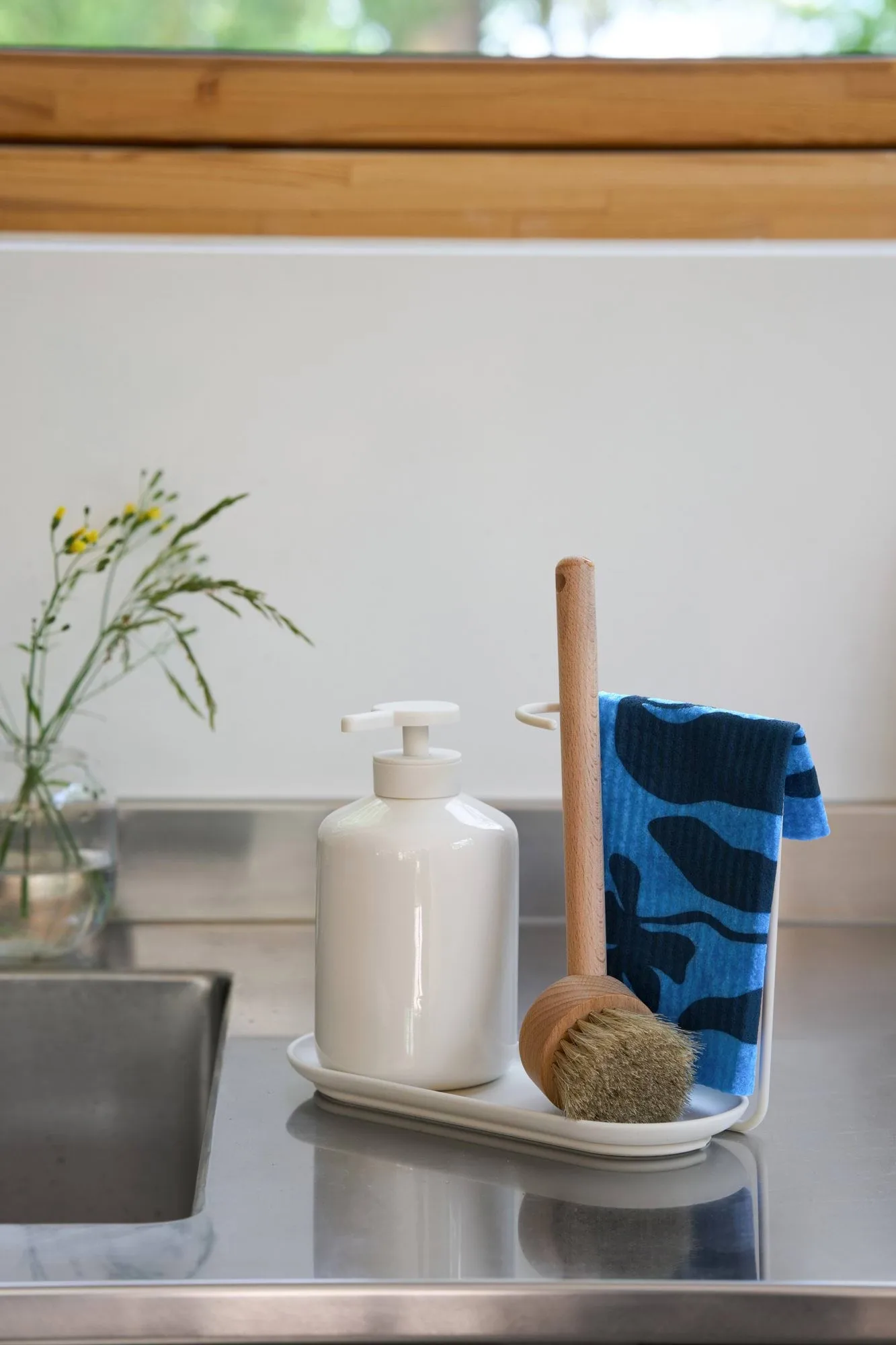 Daily opvaskeklud med mønster, Blå, 3-pak Scandi Essentials