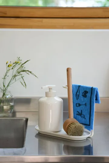 Daily opvaskeklud med mønster - Blå, 3-pak - Scandi Essentials