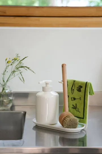 Daily opvaskeklud med mønster - Grøn, 3-pak - Scandi Essentials