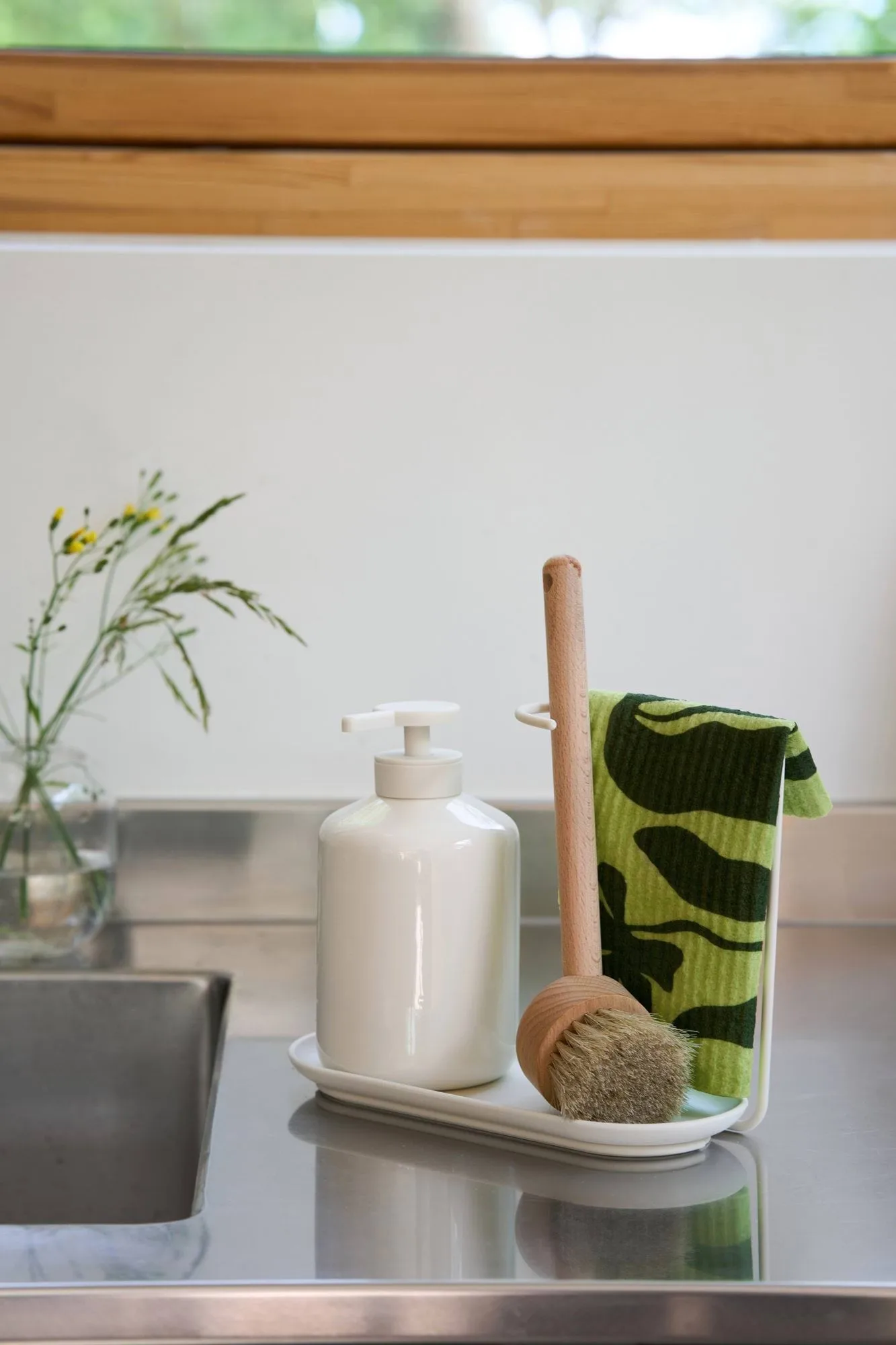 Daily opvaskeklud med mønster, Grøn, 3-pak Scandi Essentials