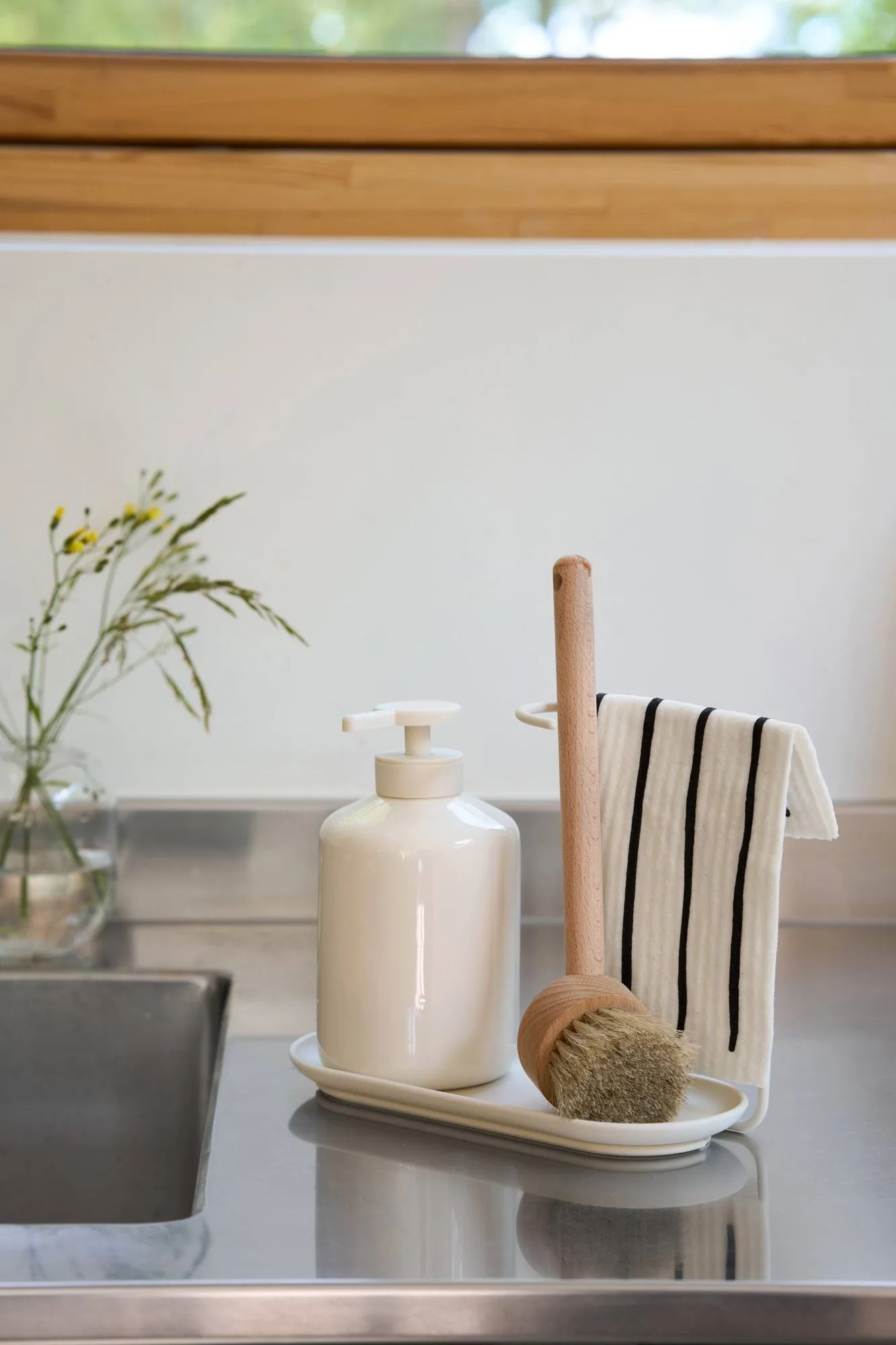 Daily opvaskeklud med mønster, Hvid, 3-pak Scandi Essentials