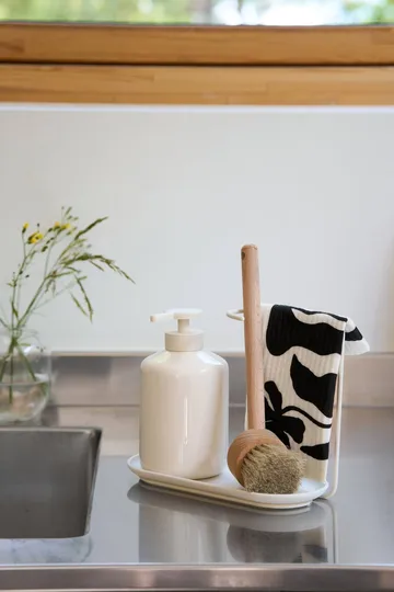 Daily opvaskeklud med mønster - Hvid, 3-pak - Scandi Essentials