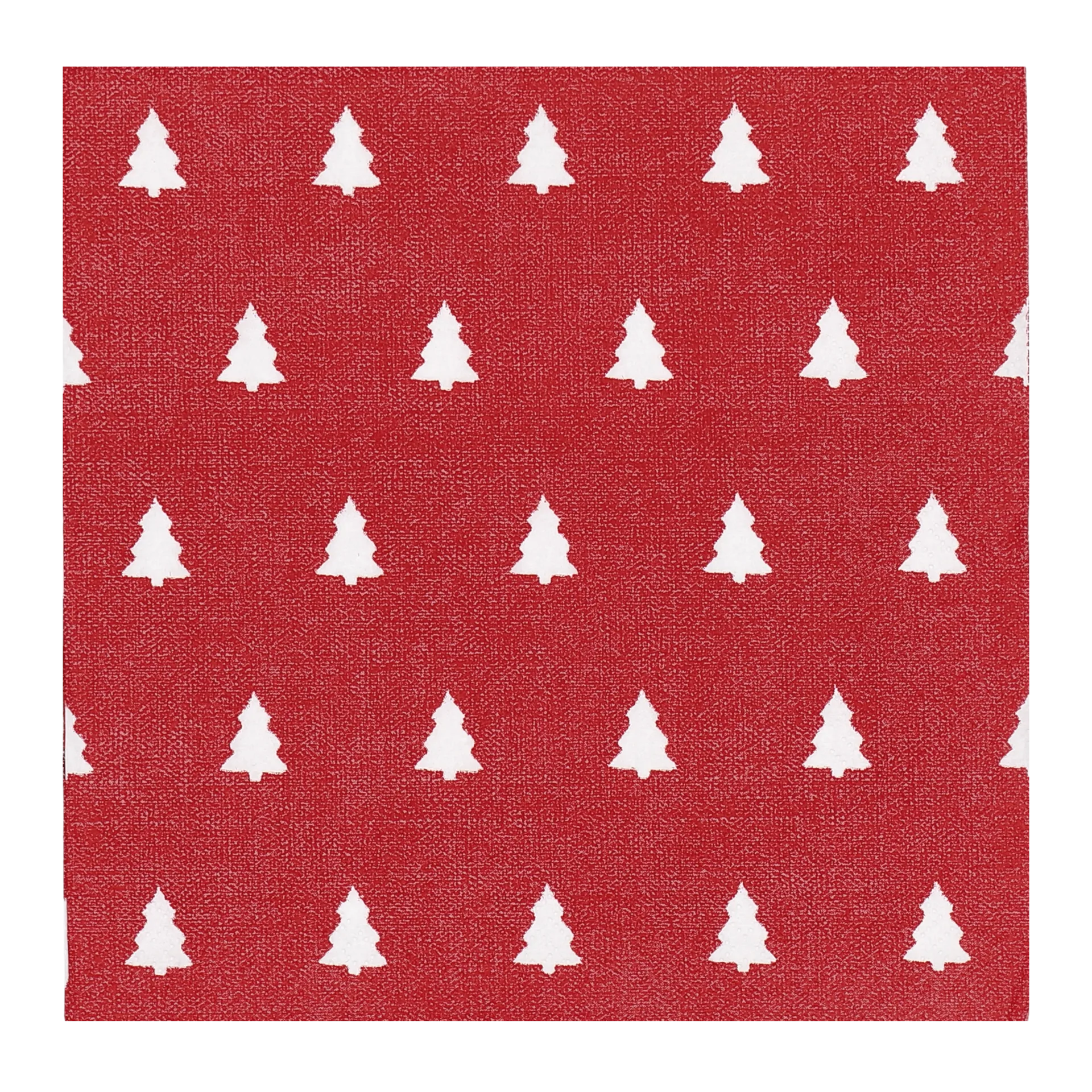 Linen trees serviet 33x33 cm 20-pak, Red Scandi Essentials