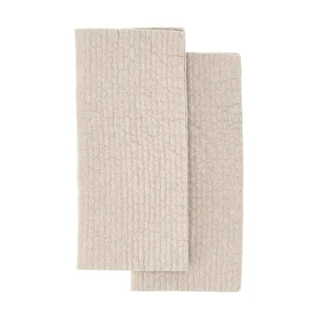 Rinse opvaskeklud - Beige, 2-pak - Scandi Essentials
