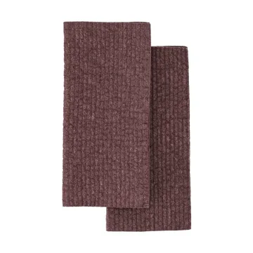 Rinse opvaskeklud - Burgundy, 2-pak - Scandi Essentials