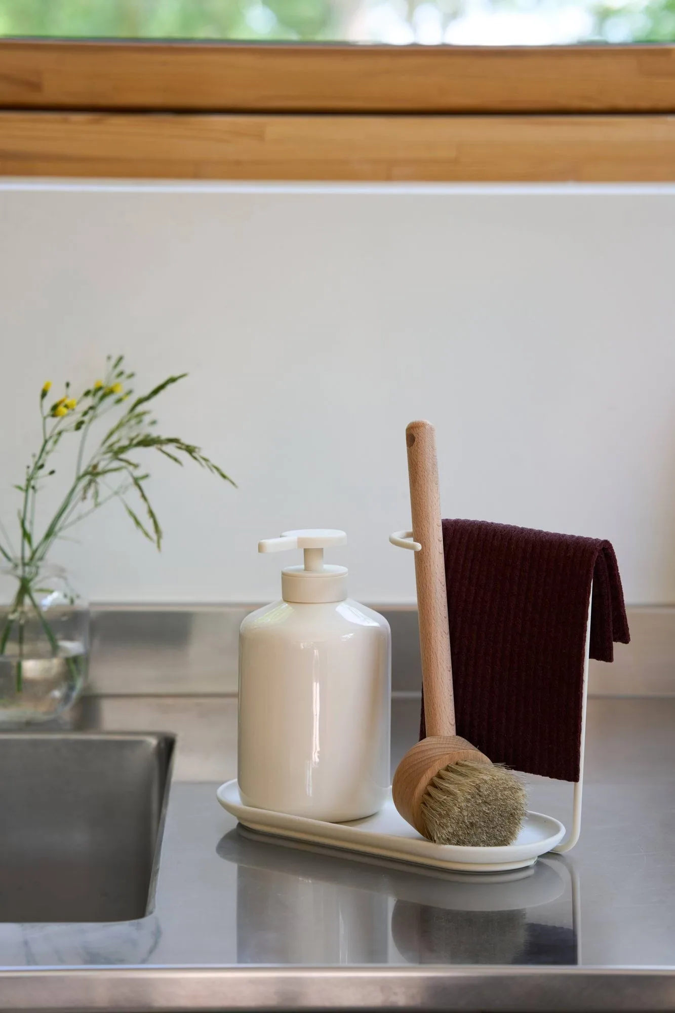 Rinse opvaskeklud, Burgundy, 2-pak Scandi Essentials
