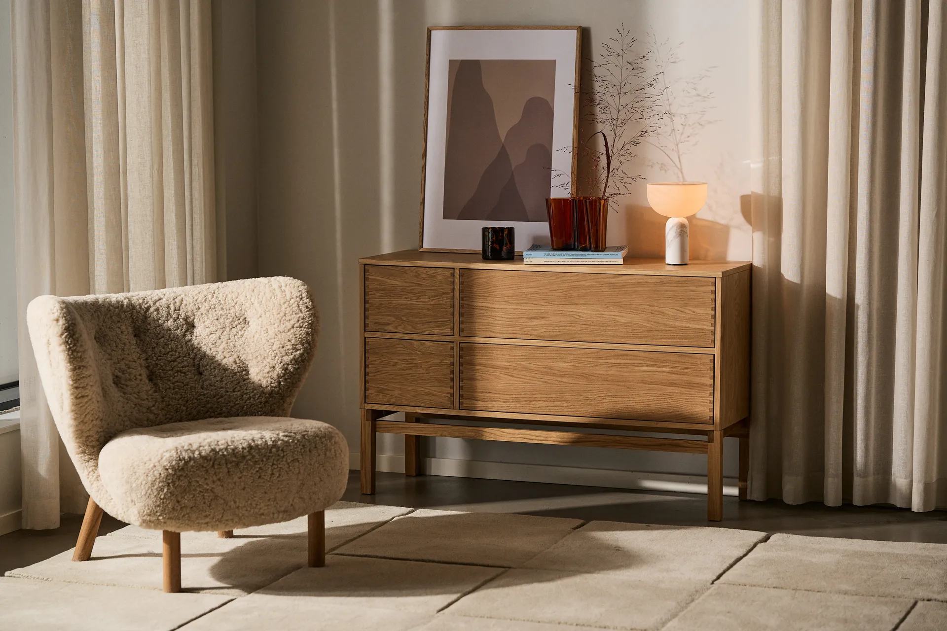 Stensö ramme eg, 50x70 cm Scandi Essentials