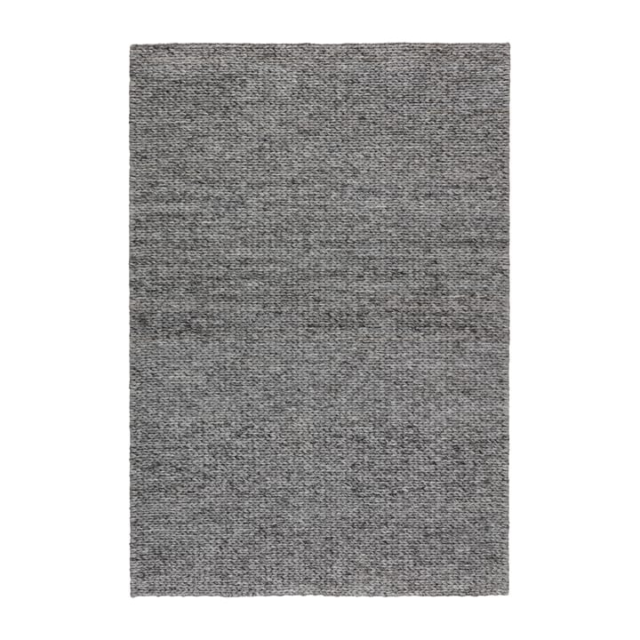Braided uldtæppe mørkegrå  - 200x300 cm - Scandi Living