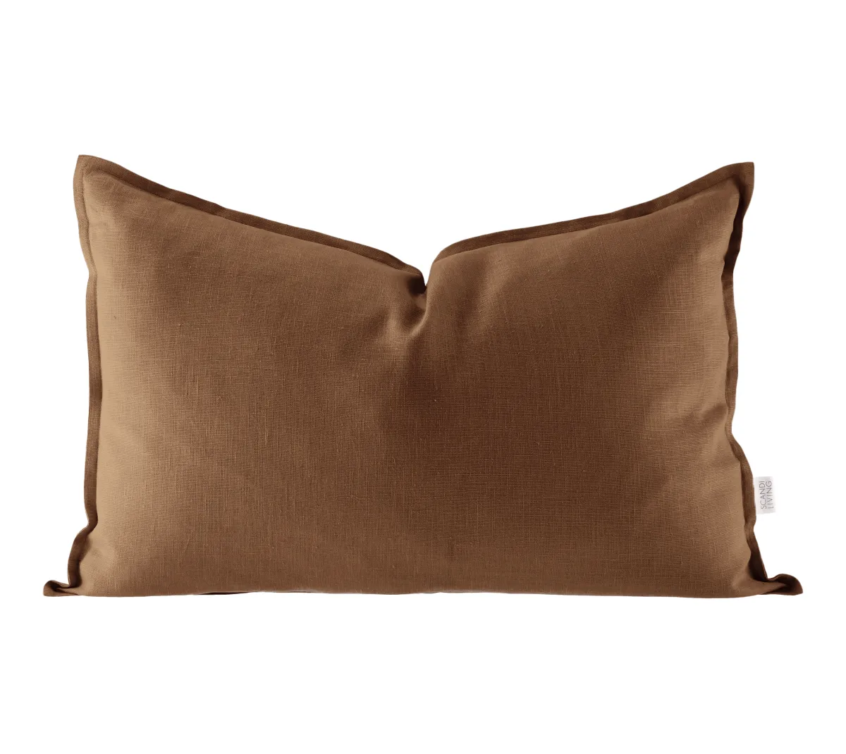 Scandi Living Calm pudebetræk hør 40x60 cm Almond Brown