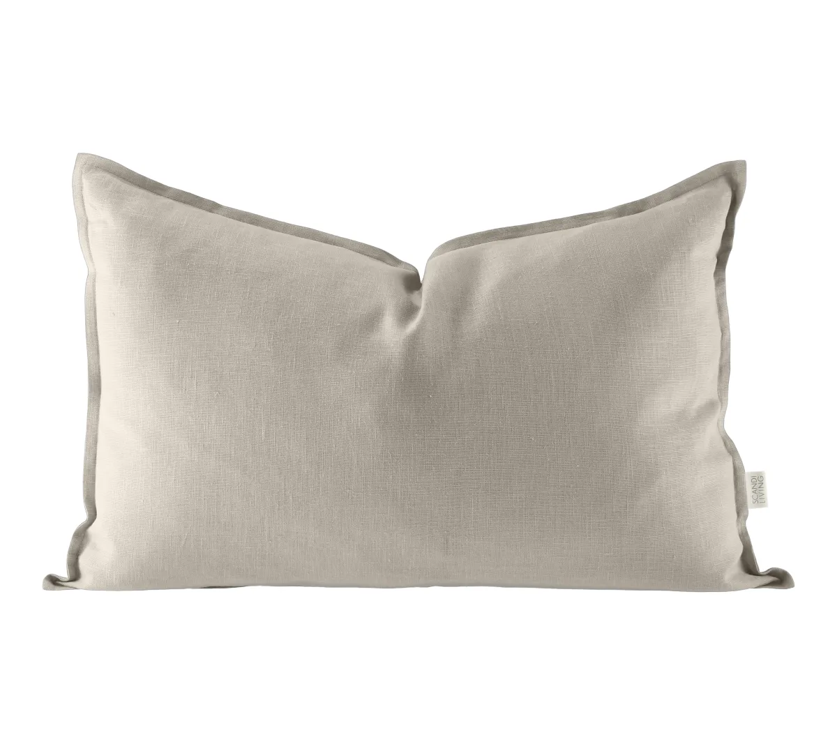 Scandi Living Calm pudebetræk hør 40x60 cm Greige