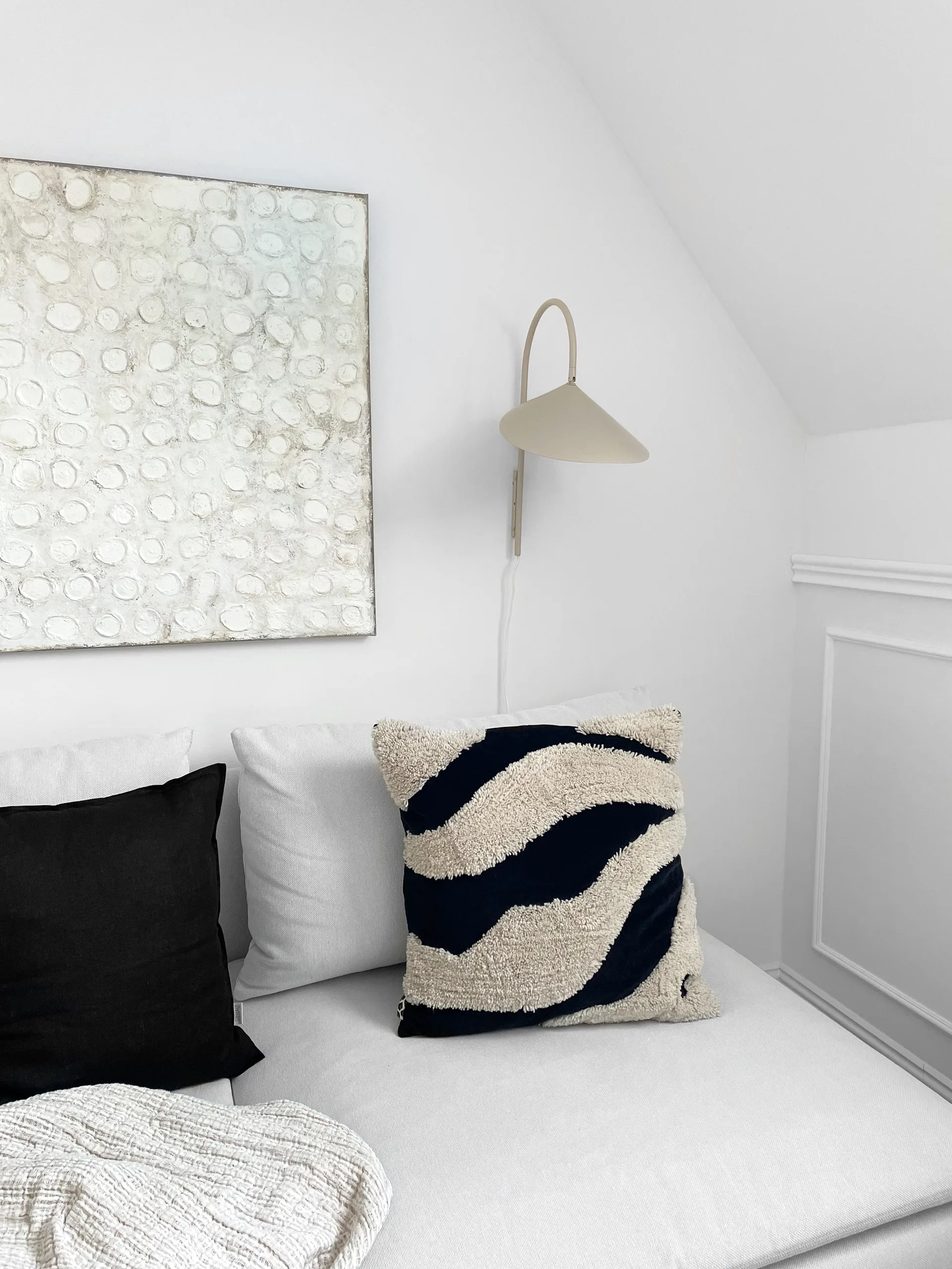 Calm pudebetræk hør 50x50 cm, Carbon Scandi Living