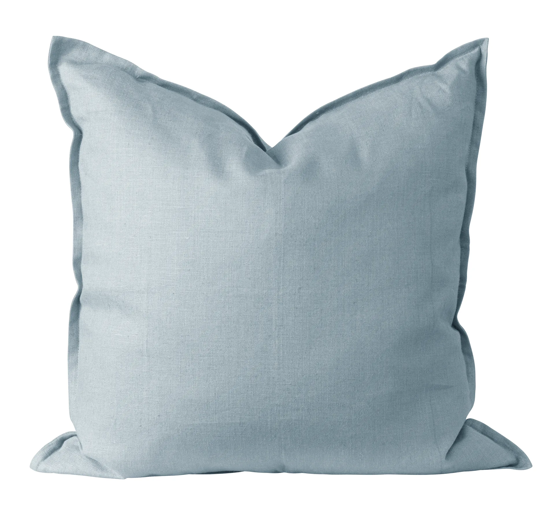 Calm pudebetræk hør 50x50 cm, Sky Blue Scandi Living