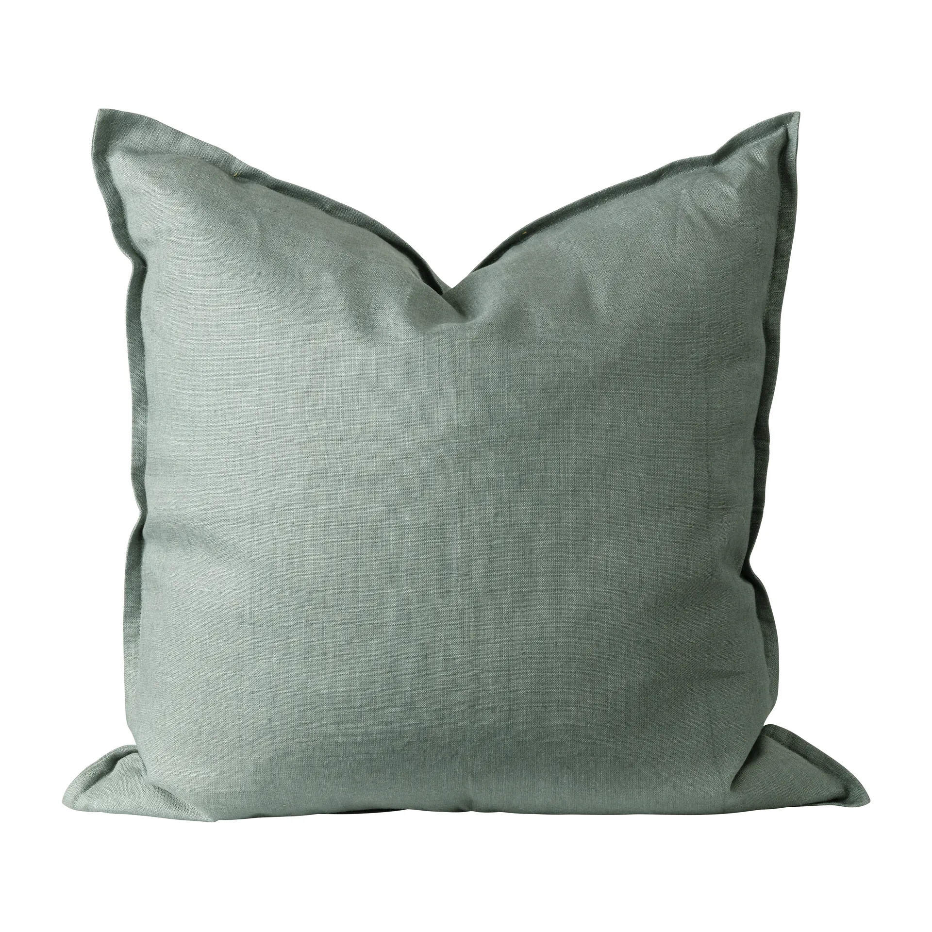 Calm pudebetræk hør 50x50 cm, Smokey Blue Scandi Living