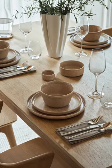 Clay asiet - Brun, Ø20 cm - Scandi Living