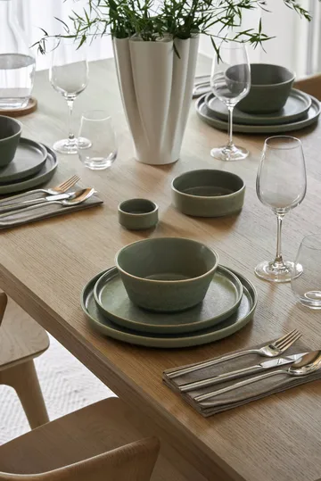 Clay asiet - Grøn, Ø20 cm - Scandi Living