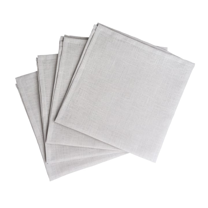 Clean servietter 45 x 45 cm 4-pak - icy grey - Scandi Living