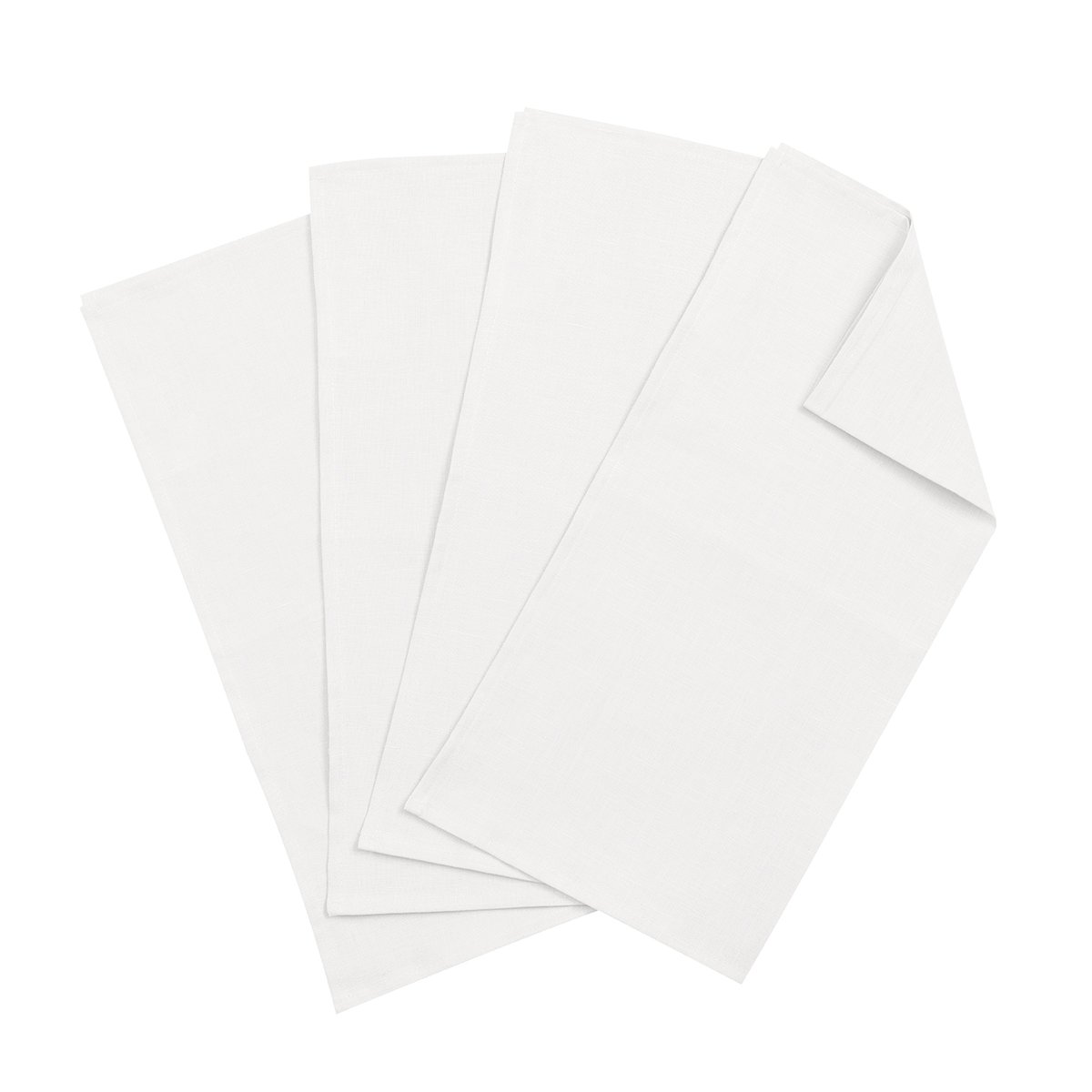 Scandi Living Clean servietter 45 x 45 cm 4-pak White