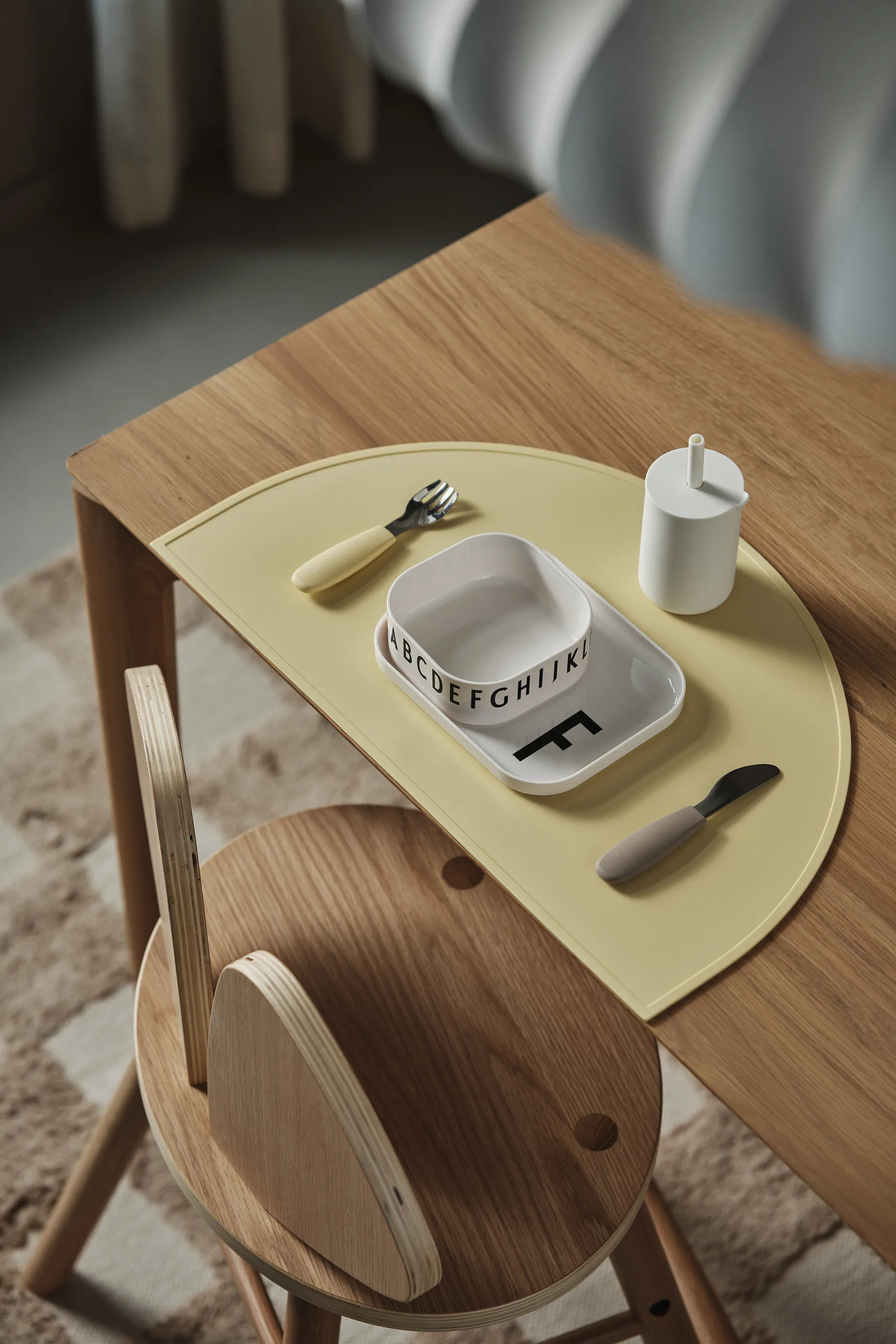 Dine bestiksæt silikone 3 dele, Taupe Scandi Living