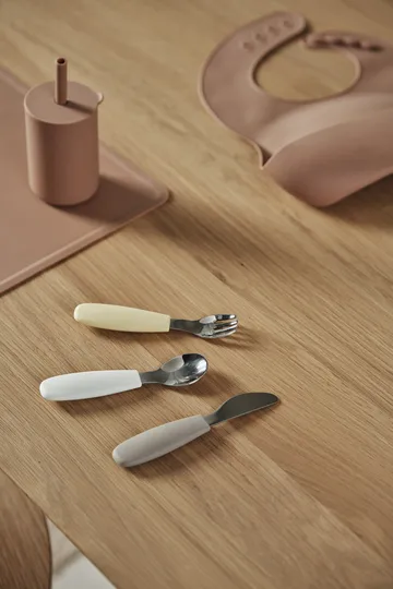 Dine bestiksæt silikone 3 dele - Taupe - Scandi Living