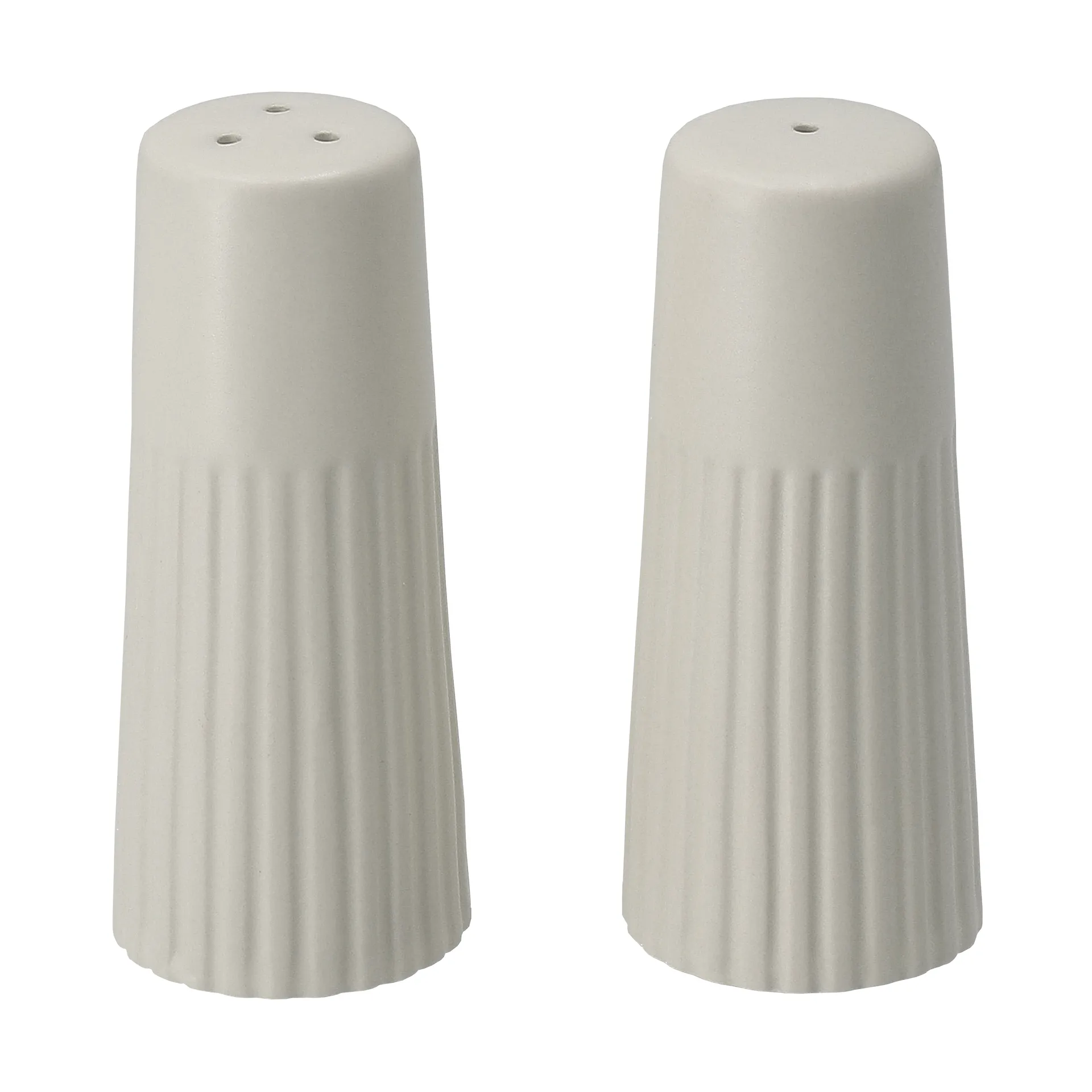 Edge salt- og pebersæt 2 dele, Hvid, Ø3,8×8,7 cm Scandi Living