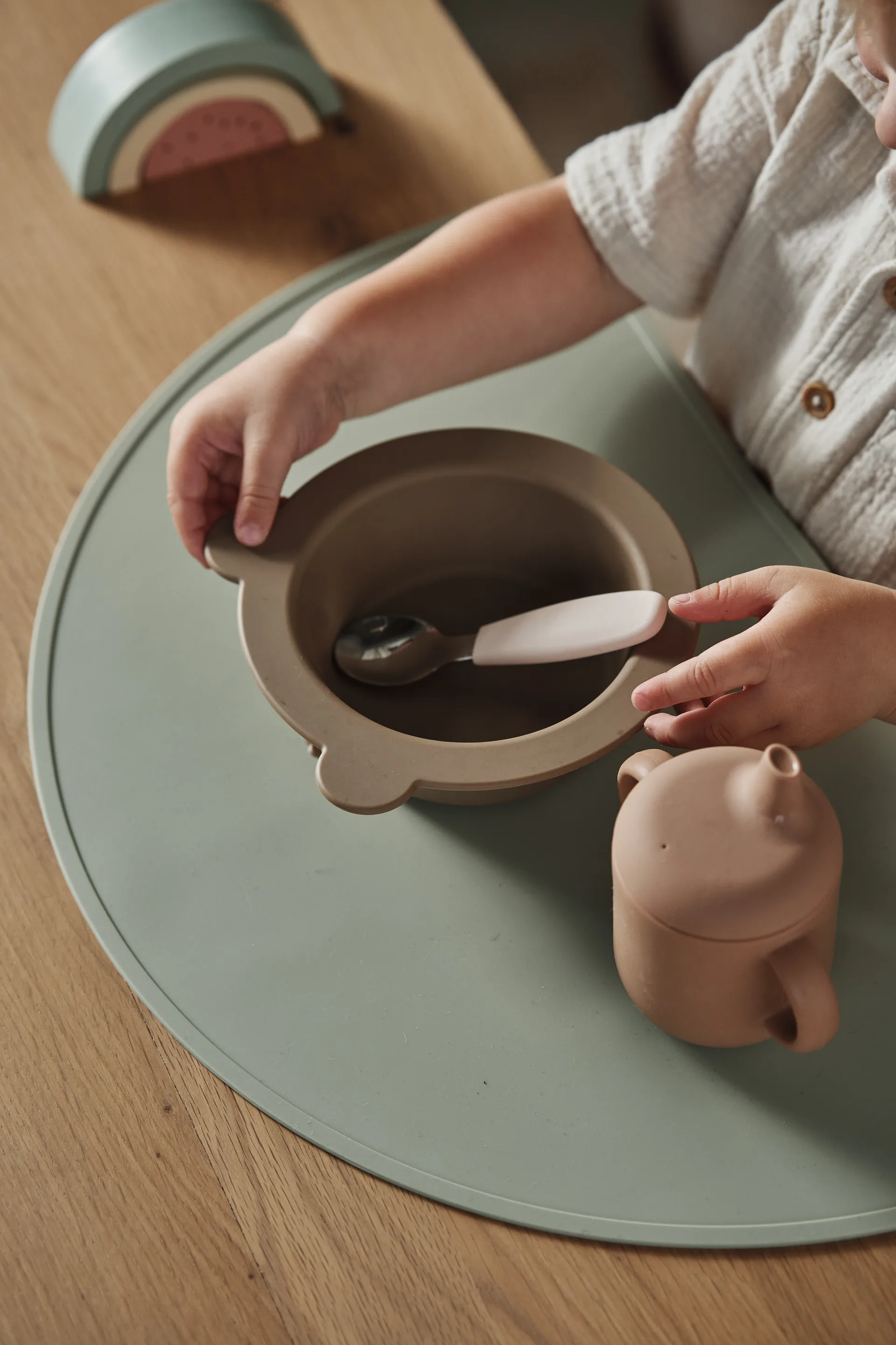 Elvie drikkekop silikon 180 ml, Hazel Scandi Living