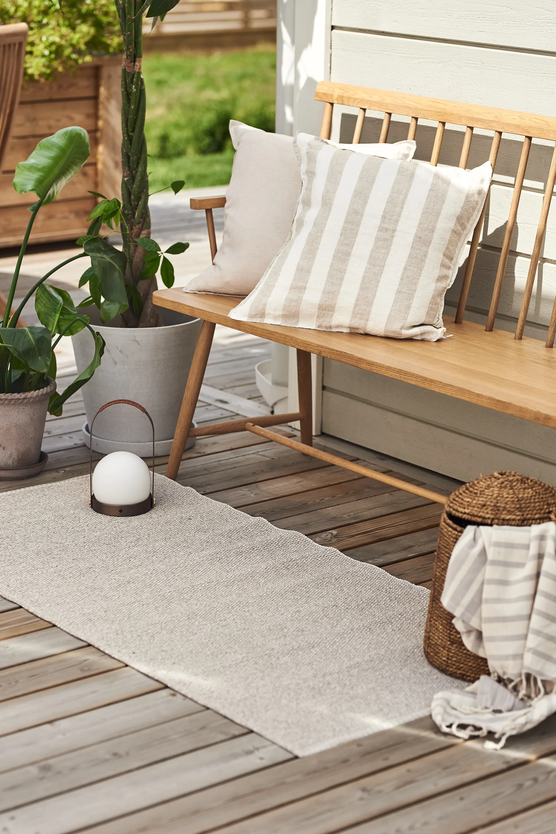 Fallow plasttæppe greige, 70x250 cm Scandi Living