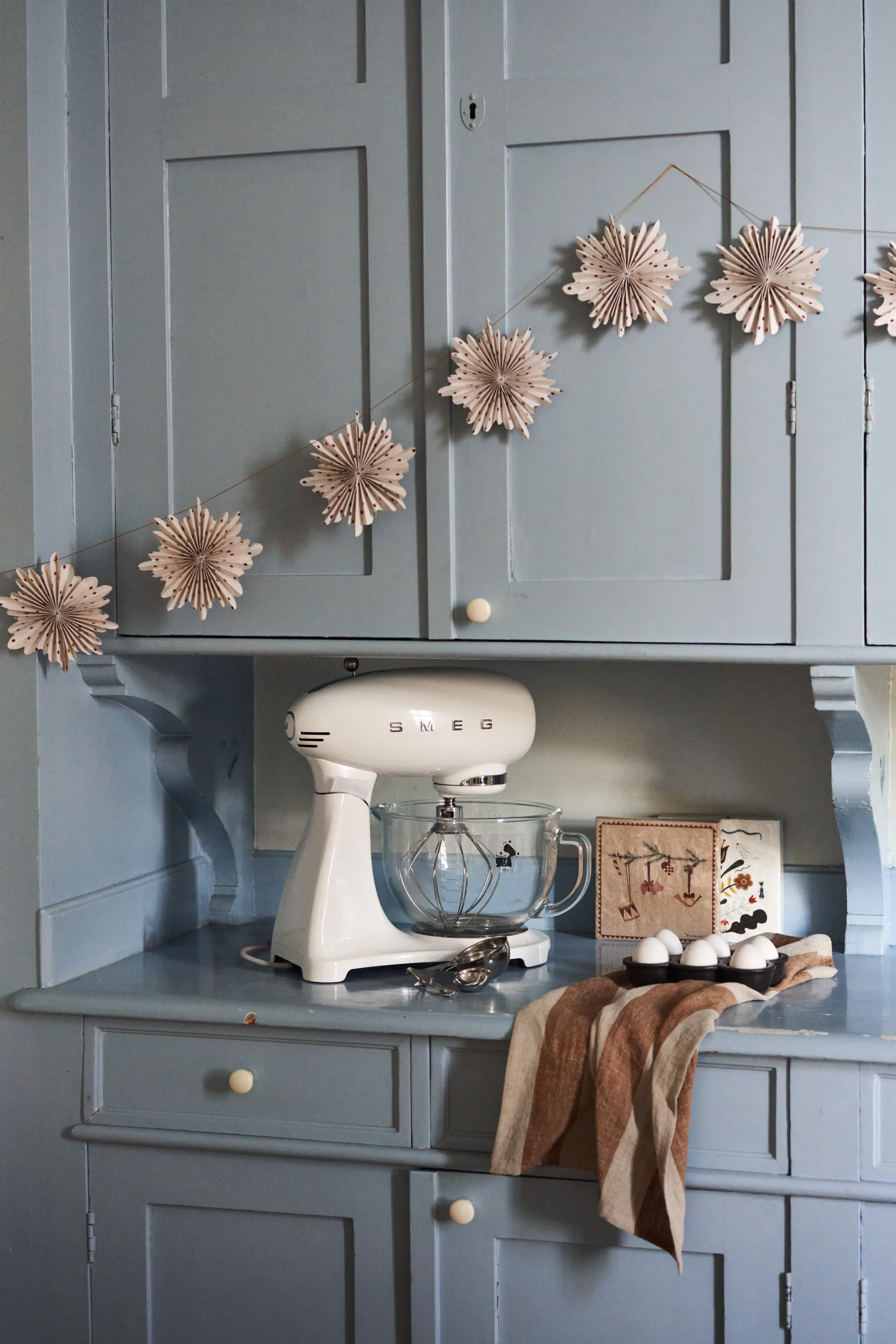 Festive guirlande 3 m, Rød prikket Scandi Living
