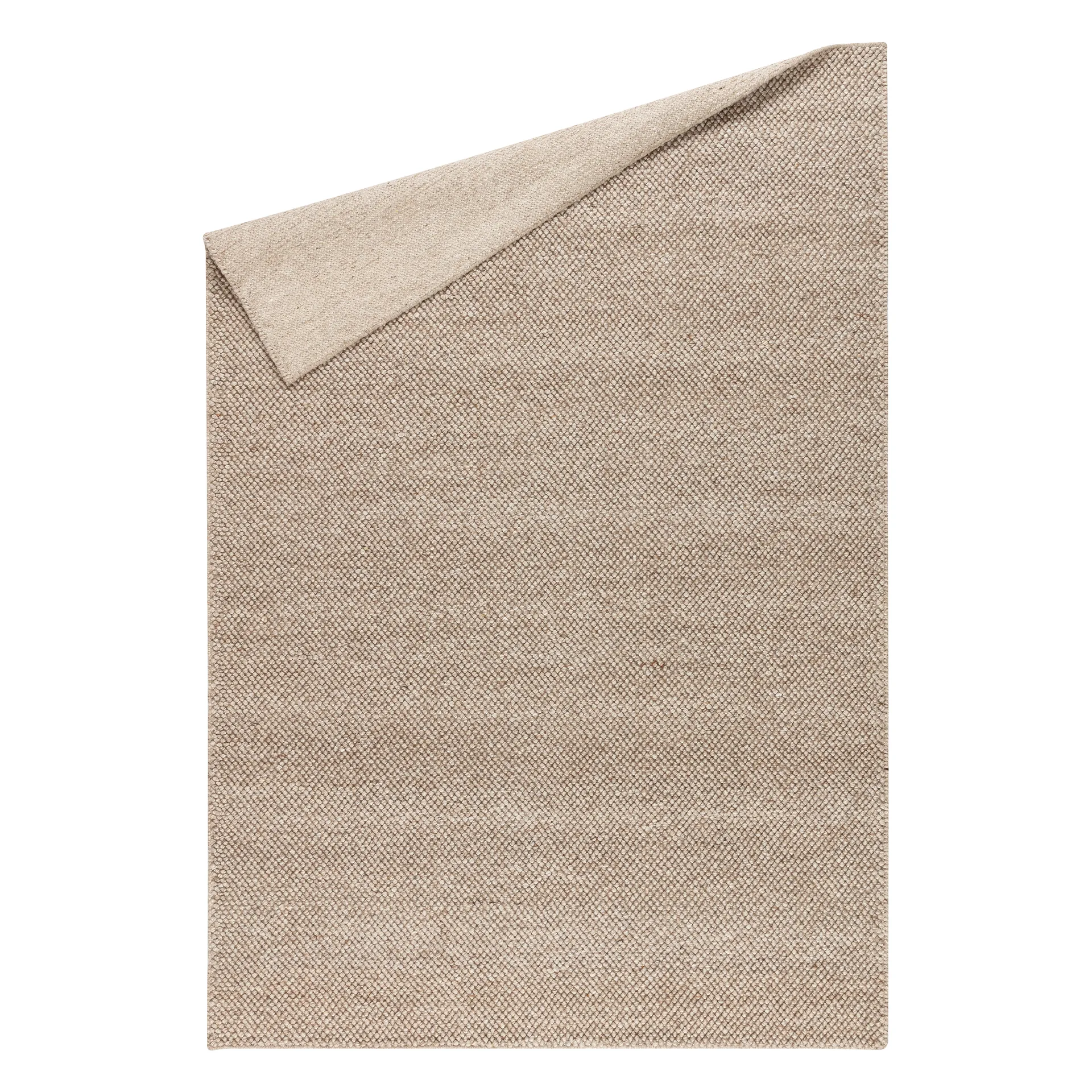 Flock uldtæppe beige, 170x240 cm Scandi Living