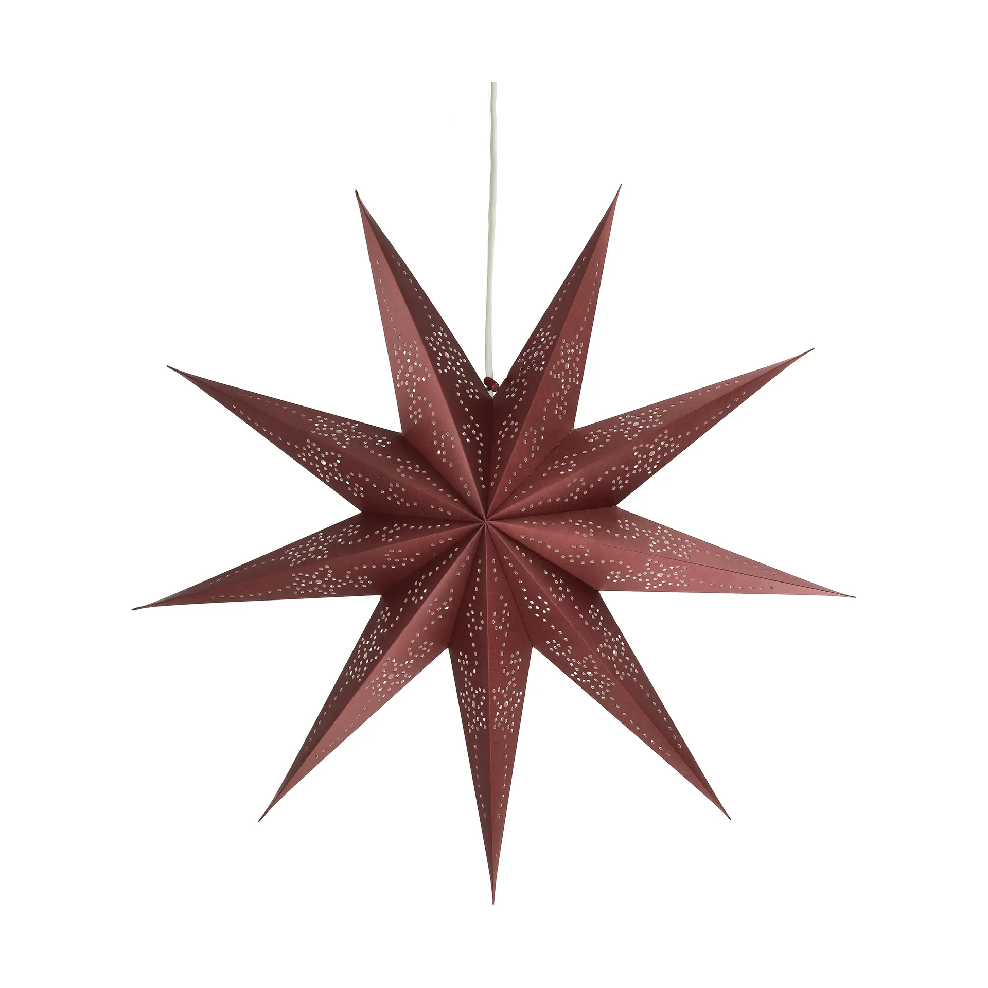 Folk adventsstjerne, Burgundy, Ø60 cm Scandi Living