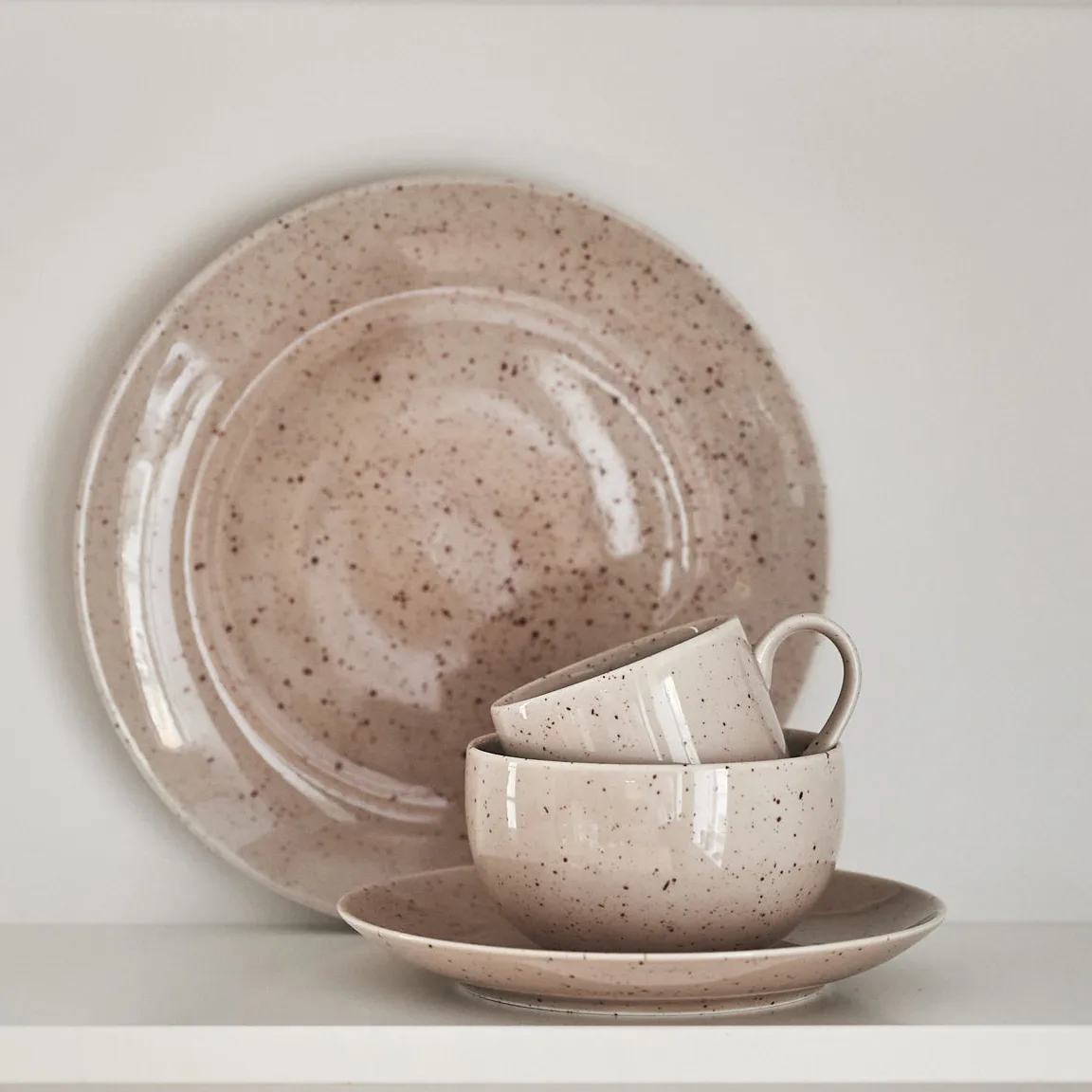Freckle startsæt 18 dele - Beige,  Scandi Living