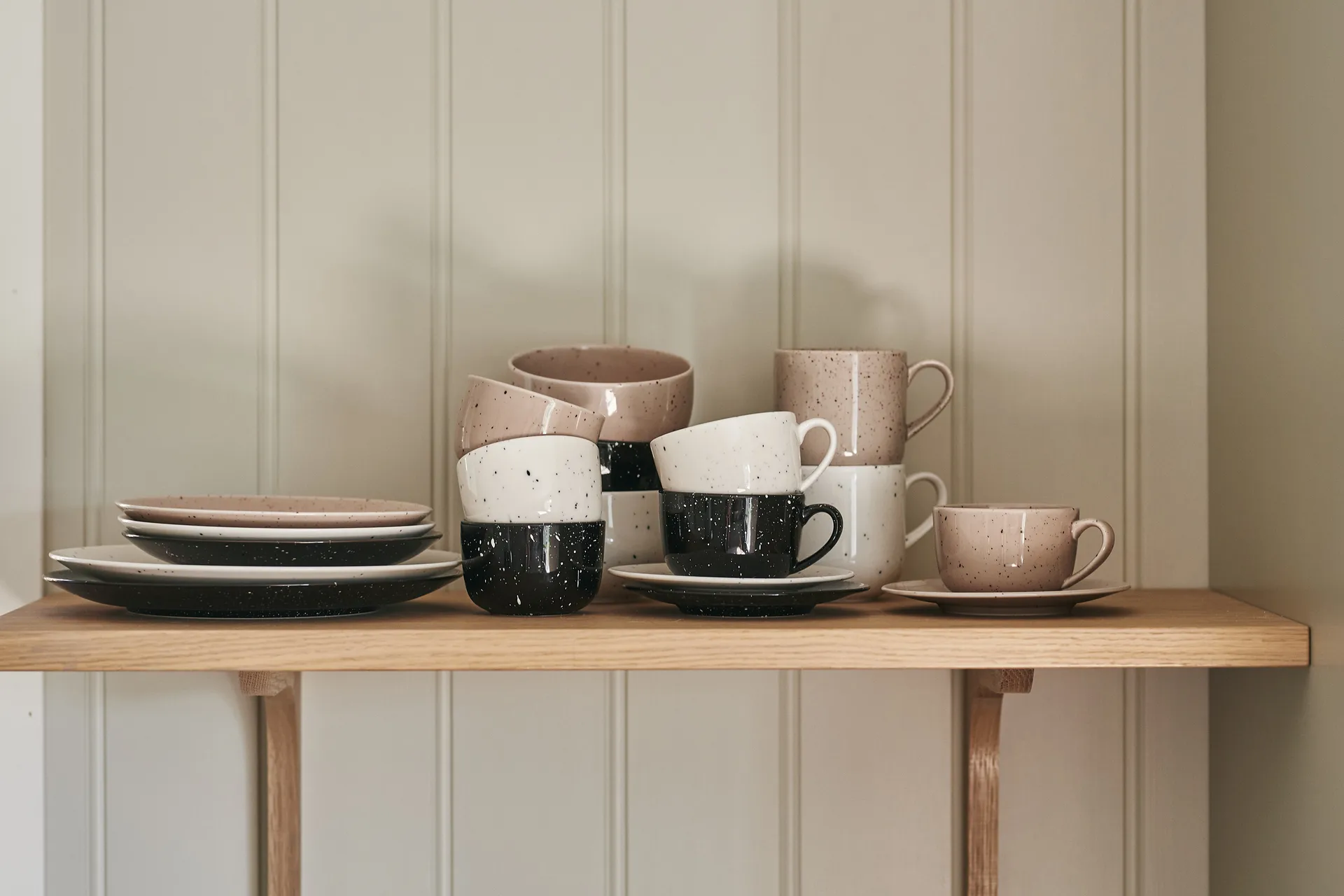 Freckle startsæt 18 dele - Sort Scandi Living