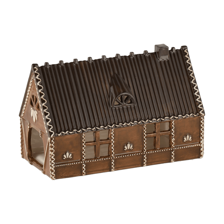 Ginger bread lys hus, 18 cm Scandi Living