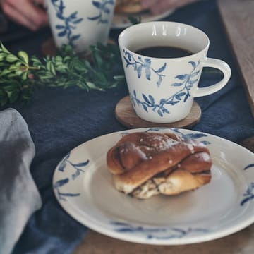 Havspil frokosttallerken 21 cm, 4 stk. - blå-hvid - Scandi Living