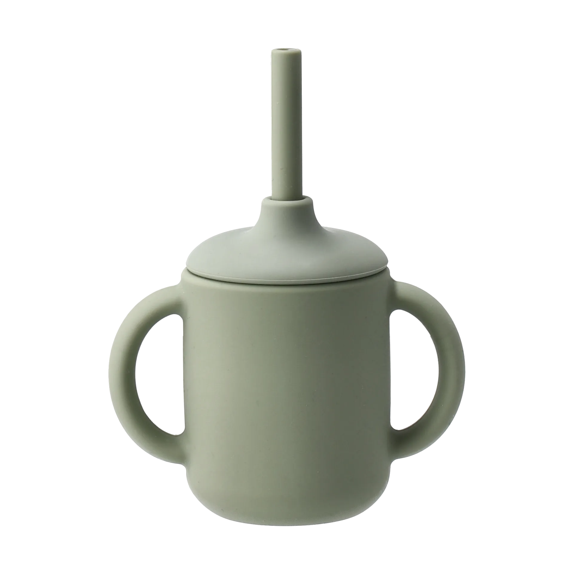 Idun krus med sugerør silikone 120 ml, Green Scandi Living