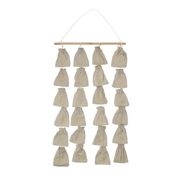 Joyful adventskalender 75 cm - Beige - Scandi Living