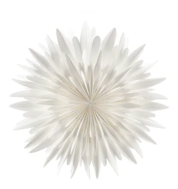 Luna adventsstjerne hvid - 60 cm - Scandi Living