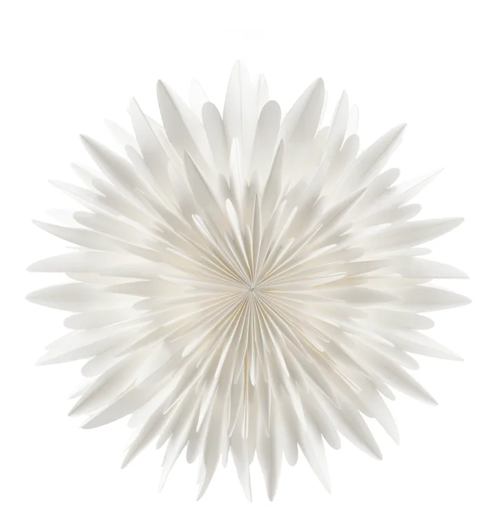 Luna adventsstjerne hvid - 80 cm - Scandi Living